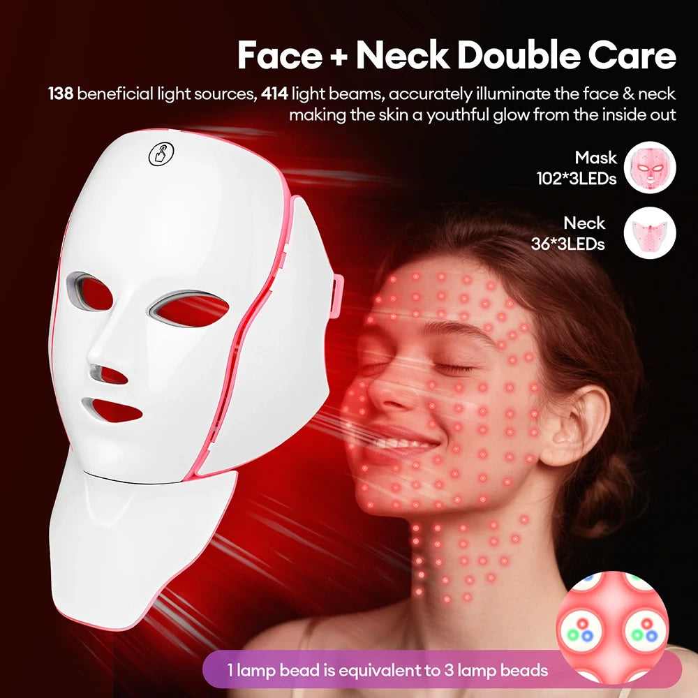 LED Face Neck Mask